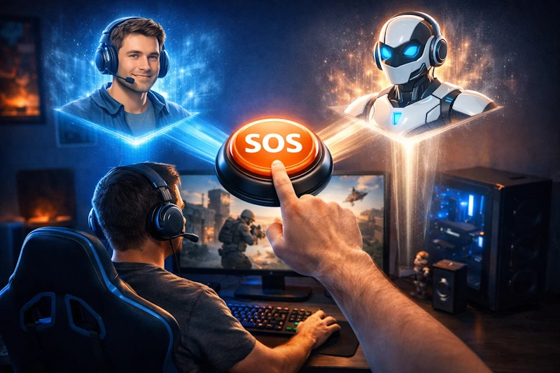 Microsoft-Patent: Hilfe auf Knopfdruck - Mensch oder KI übernimmt euer Spiel